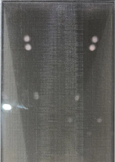Silver Mesh glass swatch