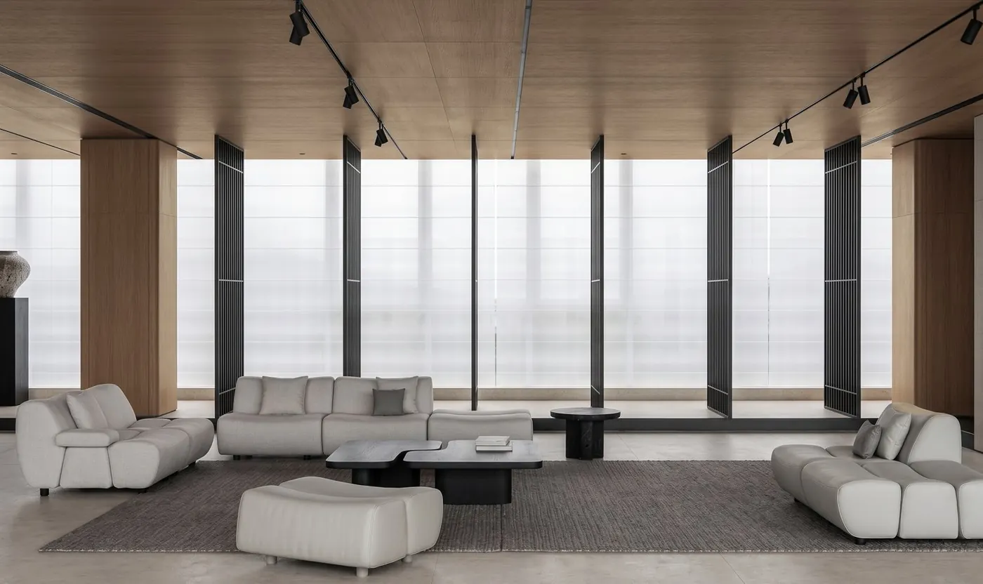 Open-plan living interior