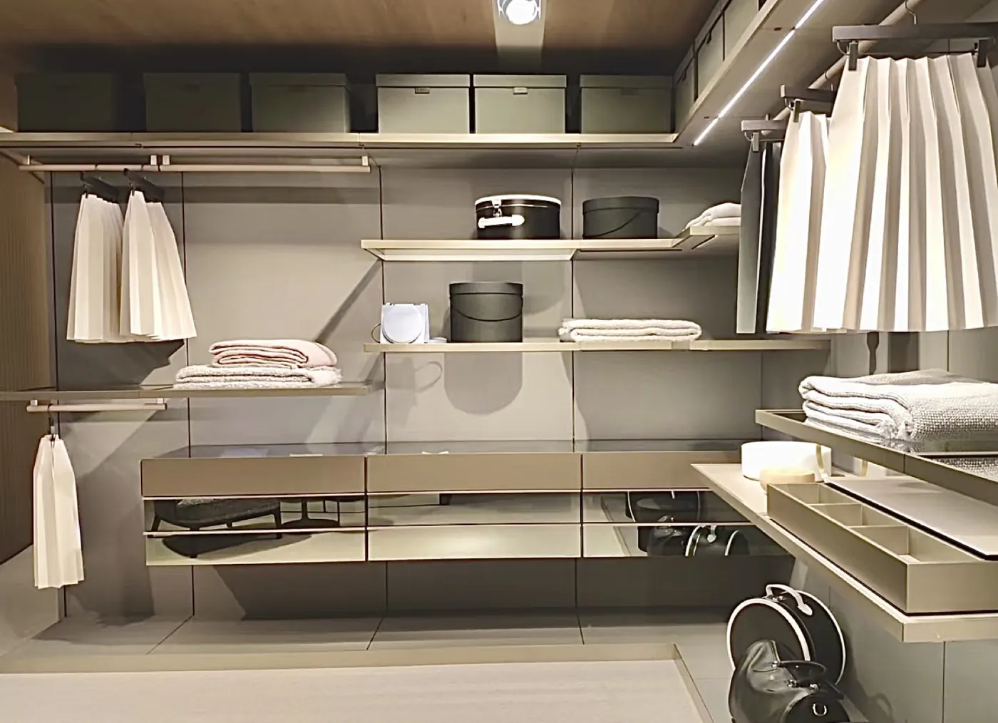 Khadijah — open shelving elevation