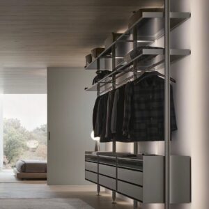 Bespoke Floor-to-Ceiling Modular Wardrobe & Shelving System – The "Architect" Collection
